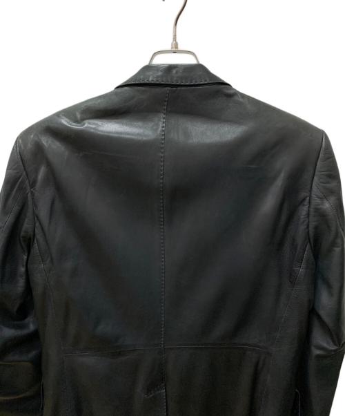 PAUL SMITH（ポールスミス）Paul Smith (ポールスミス) レザージャケット ブラック サイズ:Lの古着・服飾アイテム