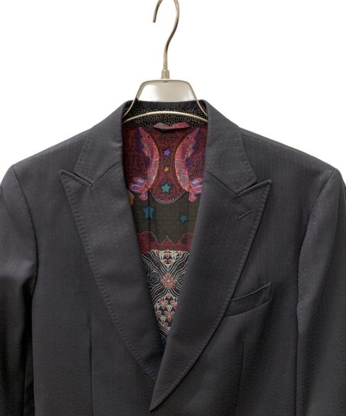 ETRO（エトロ）ETRO (エトロ) セットアップスーツ ブラック サイズ:48の古着・服飾アイテム