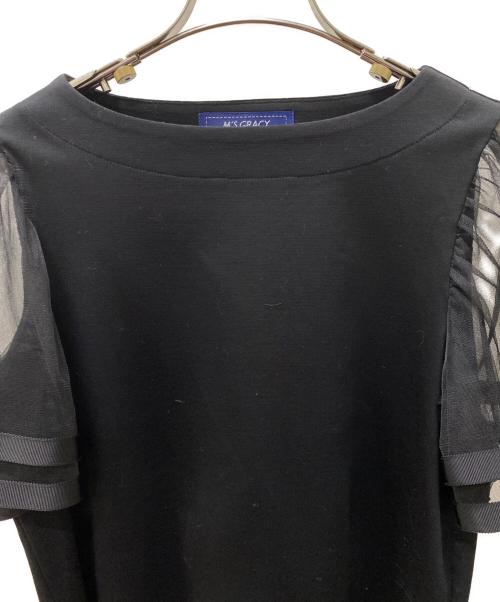 M'S GRACY（エムズグレイシー）M'S GRACY (エムズグレイシー) 半袖カットソー ブラック サイズ:Mの古着・服飾アイテム