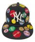 New Era（ニューエラ）の古着「キャップ」｜ホワイト×ブラック