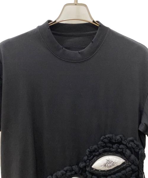 UNIZ（ユニズ）UNIZ (ユニズ) 半袖カットソー ブラック サイズ:Lの古着・服飾アイテム