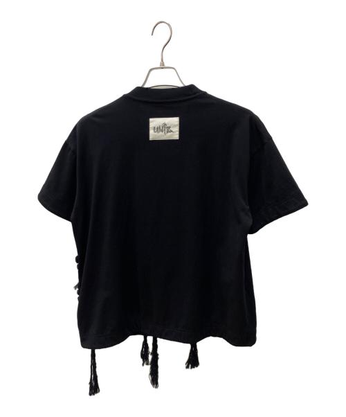 UNIZ（ユニズ）UNIZ (ユニズ) 半袖カットソー ブラック サイズ:Lの古着・服飾アイテム