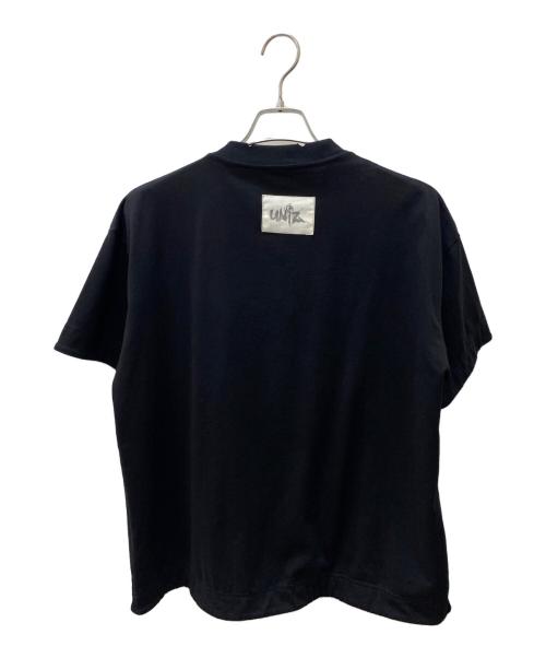 UNIZ（ユニズ）UNIZ (ユニズ) 半袖カットソー ブラック サイズ:Lの古着・服飾アイテム