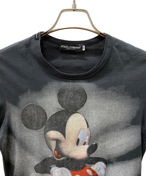 DOLCE & GABBANA（ドルチェ＆ガッバーナ）DOLCE & GABBANA (ドルチェ＆ガッバーナ) プリントTシャツ グレー サイズ:44の古着・服飾アイテム