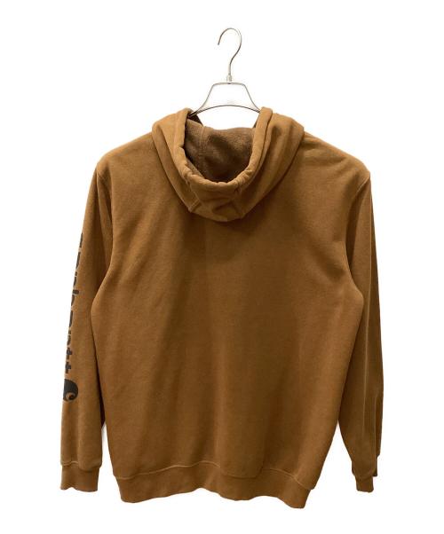 CarHartt（カーハート）CarHartt (カーハート) プルオーバーパーカー ブラウン サイズ:Mの古着・服飾アイテム