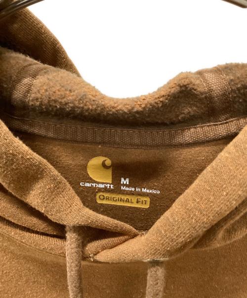 CarHartt（カーハート）CarHartt (カーハート) プルオーバーパーカー ブラウン サイズ:Mの古着・服飾アイテム