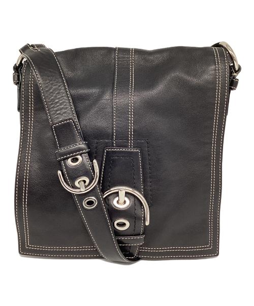 COACH（コーチ）COACH (コーチ) メッセンジャーバッグ ブラックの古着・服飾アイテム