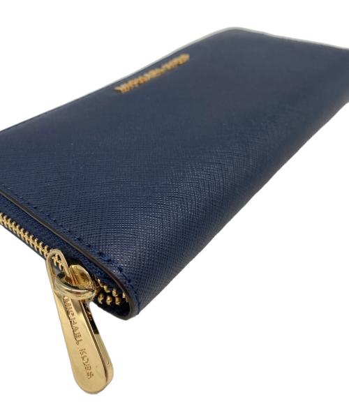 MICHAEL KORS（マイケル・コース）MICHAEL KORS (マイケル・コース) 長財布 ネイビーの古着・服飾アイテム