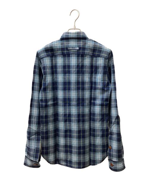 COMME des GARCONS HOMME（コムデギャルソン オム）COMME des GARCONS HOMME (コムデギャルソン オム) 長袖シャツ ブルー サイズ:XSの古着・服飾アイテム
