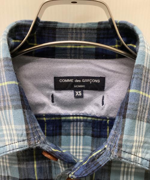 COMME des GARCONS HOMME（コムデギャルソン オム）COMME des GARCONS HOMME (コムデギャルソン オム) 長袖シャツ ブルー サイズ:XSの古着・服飾アイテム