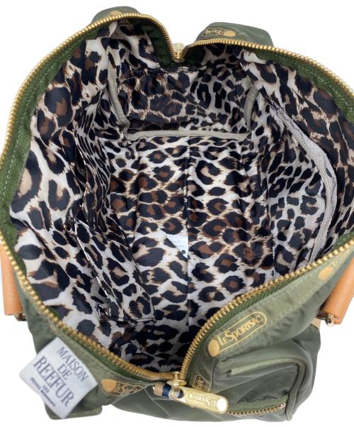 LeSportsac（レスポートサック）LeSportsac (レスポートサック) MAISON DE REEFUR (メゾン ド リーファー) 2WAYバッグ グリーンの古着・服飾アイテム