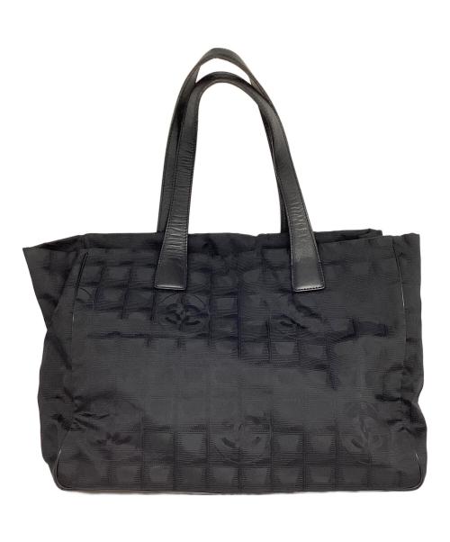 CHANEL（シャネル）CHANEL (シャネル) ニュートラベルライン トートバッグ ブラックの古着・服飾アイテム