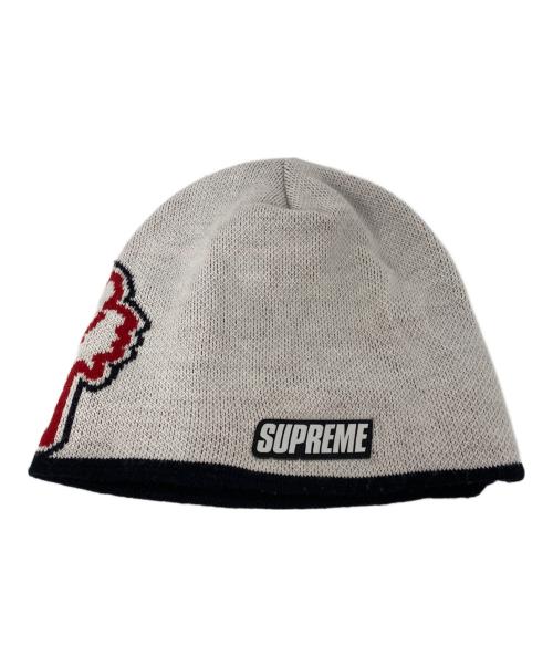 SUPREME（シュプリーム）Supreme (シュプリーム) FOX RACING (フォックスレーシング) ビーニー ホワイトの古着・服飾アイテム
