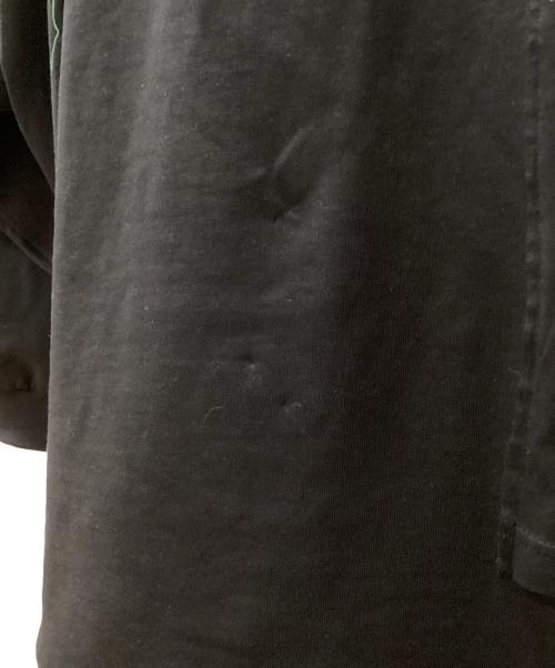 RAF SIMONS（ラフシモンズ）RAF SIMONS (ラフシモンズ) Hoodie doubled with printed T-shirt Grimcrawler 2022年モデル ブラック サイズ:Mの古着・服飾アイテム