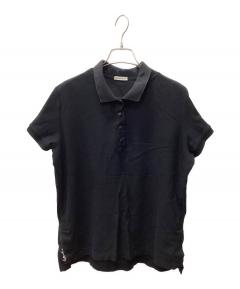 中古・古着通販】MONCLER (モンクレール) ポロシャツ ブラウン サイズ