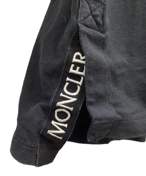 MONCLER（モンクレール）MONCLER (モンクレール) ポロシャツ ブラック サイズ:Mの古着・服飾アイテム