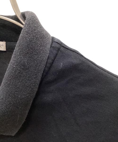 MONCLER（モンクレール）MONCLER (モンクレール) ポロシャツ ブラック サイズ:Mの古着・服飾アイテム