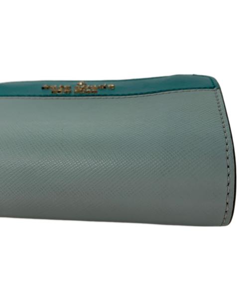Kate Spade（ケイトスペード）Kate Spade (ケイトスペード) 2つ折り財布 スカイブルーの古着・服飾アイテム