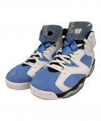 NIKEナイキ）の古着「Air Jordan 6 "UNC"」｜ホワイト×ブルー