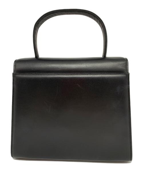 GIVENCHY（ジバンシィ）GIVENCHY (ジバンシィ) レザーハンドバッグ ブラックの古着・服飾アイテム