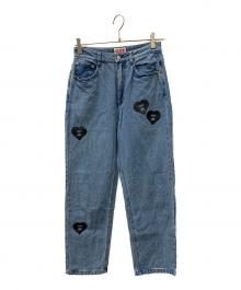 Aape BY A BATHING APE（エーエイプ バイ アベイシングエイプ）の古着「デニムパンツ」｜ブルー