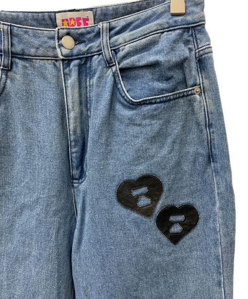 Aape BY A BATHING APE（エーエイプ バイ アベイシングエイプ）Aape BY A BATHING APE (エーエイプ バイ アベイシングエイプ) デニムパンツ ブルー サイズ:Mの古着・服飾アイテム