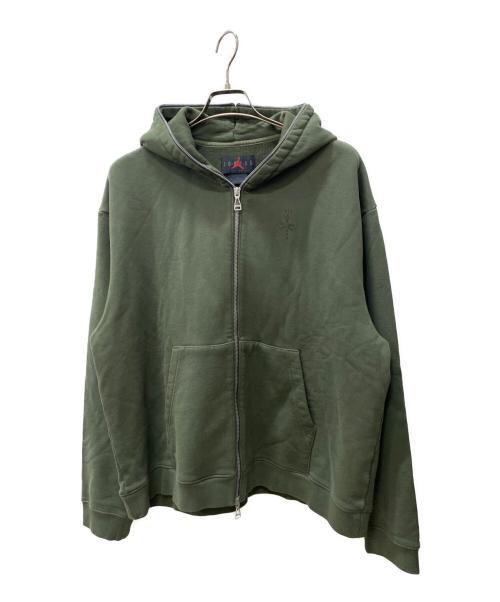 JORDAN（ジョーダン）JORDAN (ジョーダン) TRAIS SCOTT パーカー オリーブ サイズ:Mの古着・服飾アイテム