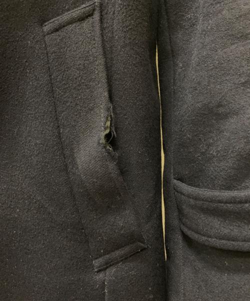 BLACK LABEL CRESTBRIDGE（ブラックレーベル クレストブリッジ）BLACK LABEL CRESTBRIDGE (ブラックレーベル クレストブリッジ) ステンカラーウールコート ネイビー サイズ:Mの古着・服飾アイテム