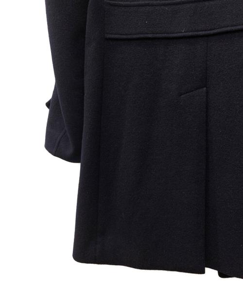 BLACK LABEL CRESTBRIDGE（ブラックレーベル クレストブリッジ）BLACK LABEL CRESTBRIDGE (ブラックレーベル クレストブリッジ) ステンカラーウールコート ネイビー サイズ:Mの古着・服飾アイテム