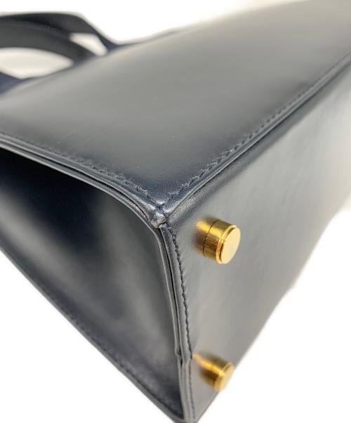 Salvatore Ferragamo（サルヴァトーレ フェラガモ）Salvatore Ferragamo (サルヴァトーレ フェラガモ) ハンドバッグ ネイビーの古着・服飾アイテム