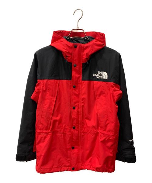 THE NORTH FACE（ザ ノース フェイス）THE NORTH FACE (ザ ノース フェイス) マウンテンライトジャケット レッド×ブラック サイズ:Sの古着・服飾アイテム