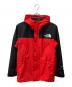 THE NORTH FACE（ザ ノース フェイス）の古着「マウンテンライトジャケット」｜レッド×ブラック