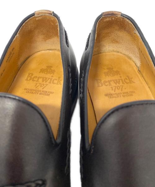 berwick（バーウィック）berwick (バーウィック) タッセルシューズ ブラック サイズ:25.5cmの古着・服飾アイテム
