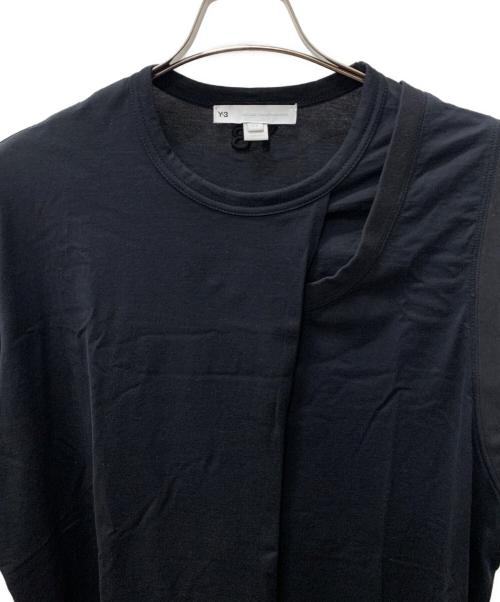 Y-3（ワイスリー）Y-3 (ワイスリー) 半袖カットソー ブラック サイズ:Mの古着・服飾アイテム