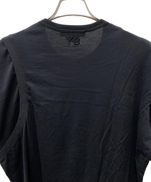 Y-3（ワイスリー）Y-3 (ワイスリー) 半袖カットソー ブラック サイズ:Mの古着・服飾アイテム