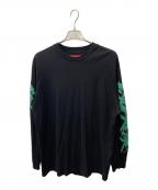 SUPREMEシュプリーム）の古着「長袖カットソー」｜ブラック