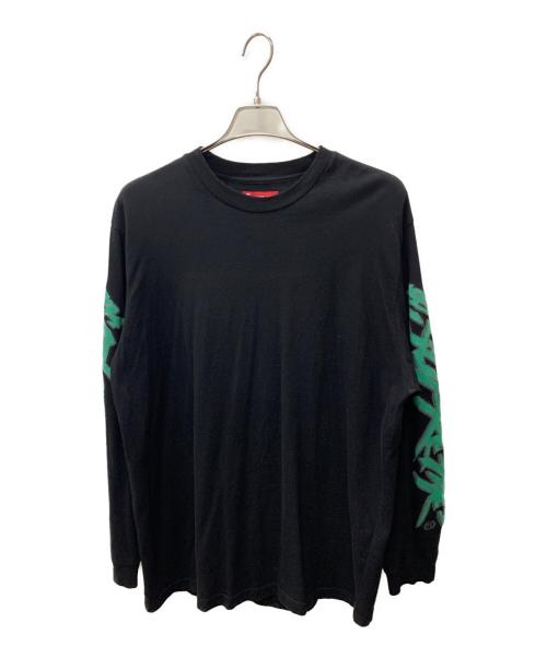 SUPREME（シュプリーム）Supreme (シュプリーム) 長袖カットソー ブラック サイズ:Mの古着・服飾アイテム