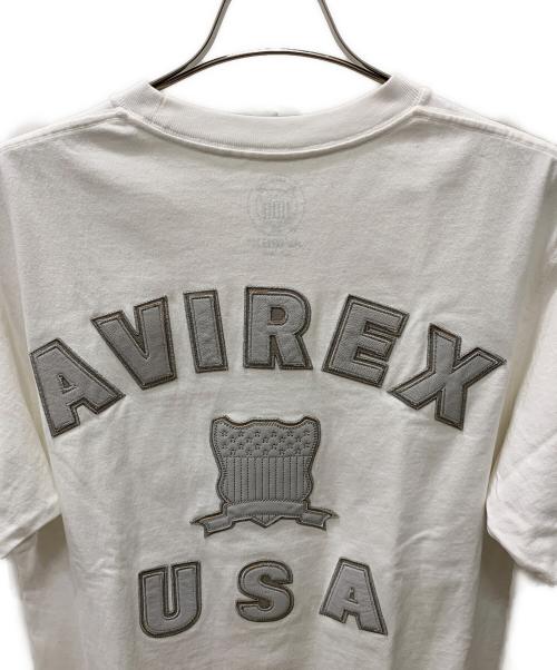 AVIREX（アヴィレックス）AVIREX (アヴィレックス) 半袖カットソー ホワイト サイズ:Lの古着・服飾アイテム