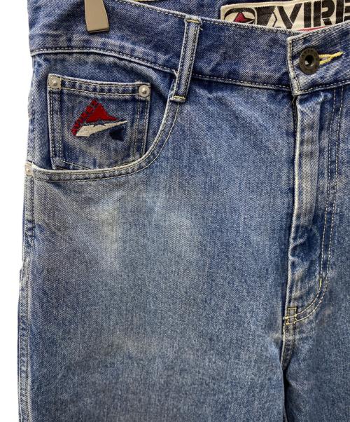 AVIREX（アヴィレックス）AVIREX (アヴィレックス) ペインターデニムパンツ インディゴ サイズ:Lの古着・服飾アイテム