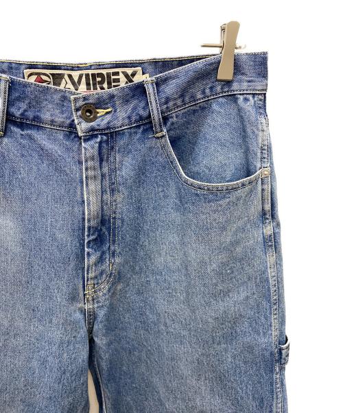 AVIREX（アヴィレックス）AVIREX (アヴィレックス) ペインターデニムパンツ インディゴ サイズ:Lの古着・服飾アイテム