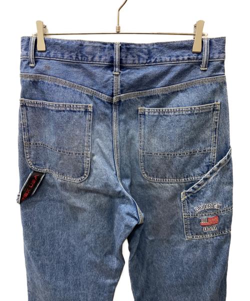 AVIREX（アヴィレックス）AVIREX (アヴィレックス) ペインターデニムパンツ インディゴ サイズ:Lの古着・服飾アイテム