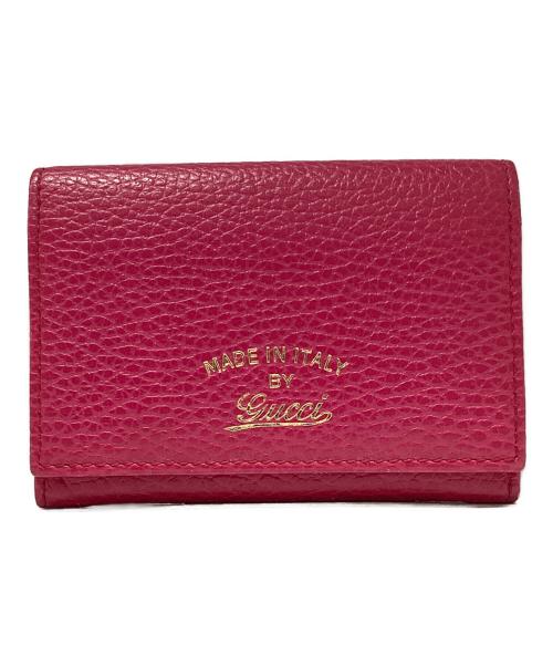 GUCCI（グッチ）GUCCI (グッチ) カードケース パープルの古着・服飾アイテム