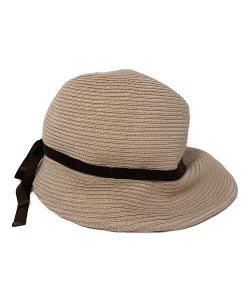 Chapeau d' O（シャポー ド オー）Chapeau d' O (シャポー ド オー) ストローハット ピンクの古着・服飾アイテム