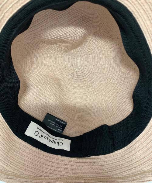 Chapeau d' O（シャポー ド オー）Chapeau d' O (シャポー ド オー) ストローハット ピンクの古着・服飾アイテム