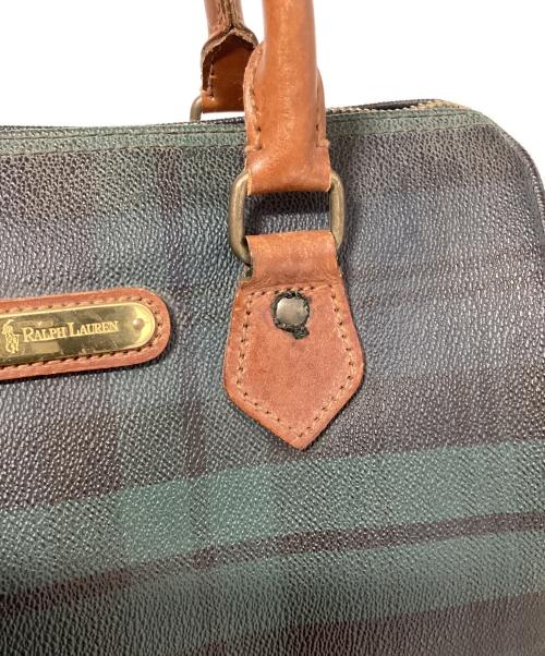 POLO（ポロ）POLO (ポロ) ミニボストンバッグ グリーンの古着・服飾アイテム