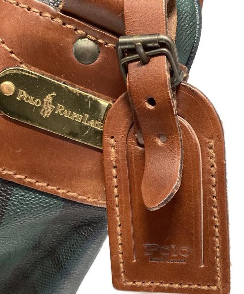 POLO RALPH LAUREN（ポロ・ラルフローレン）POLO RALPH LAUREN (ポロ・ラルフローレン) メッセンジャーバッグ グリーンの古着・服飾アイテム