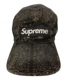 SUPREME（シュプリーム）の古着「25SS Bandana Jacquard Denim Camp Cap」｜ブラック