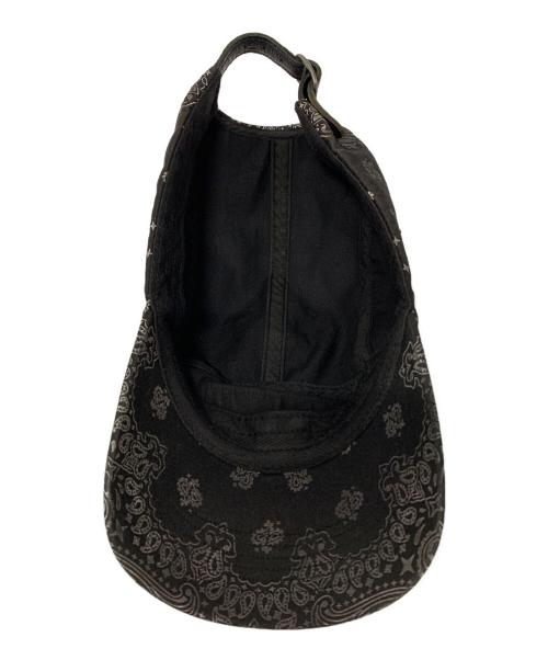 SUPREME（シュプリーム）SUPREME (シュプリーム) 25SS Bandana Jacquard Denim Camp Cap ブラックの古着・服飾アイテム