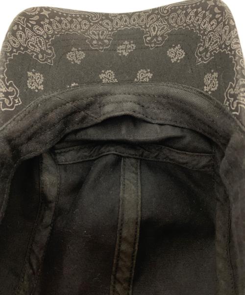SUPREME（シュプリーム）SUPREME (シュプリーム) 25SS Bandana Jacquard Denim Camp Cap ブラックの古着・服飾アイテム