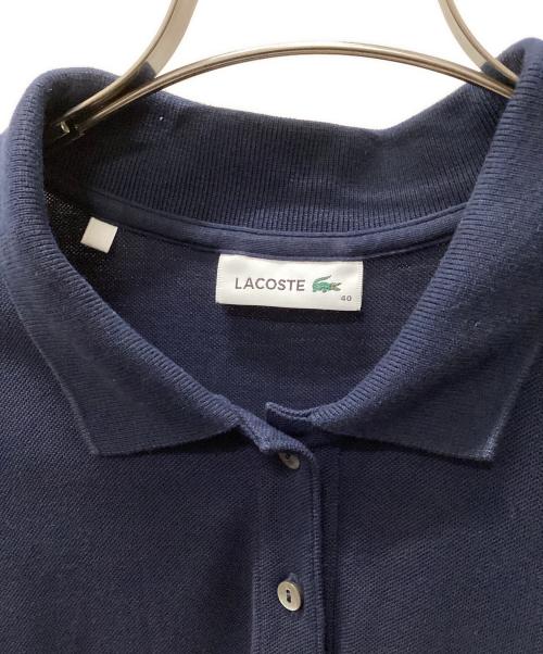 LACOSTE（ラコステ）LACOSTE (ラコステ) ポロシャツワンピース ネイビー サイズ:40の古着・服飾アイテム